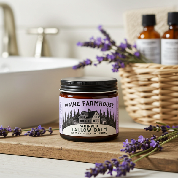 Calming Lavender | Whipped Tallow Balm | Honey, Beeswax & Organic Lavender