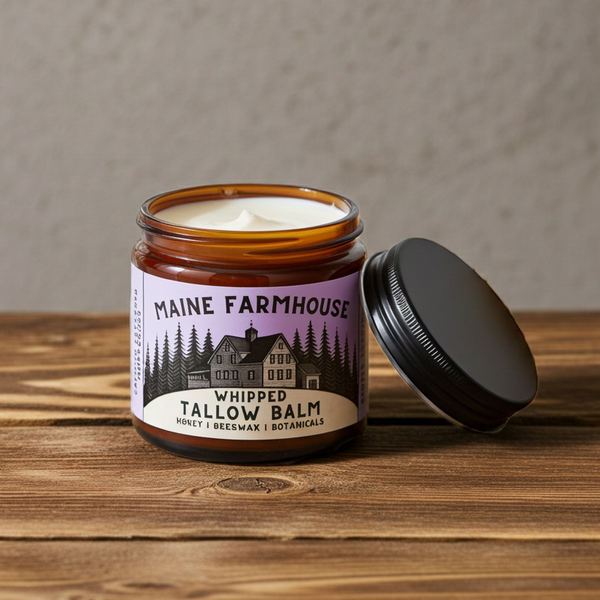 Calming Lavender | Whipped Tallow Balm | Honey, Beeswax & Organic Lavender